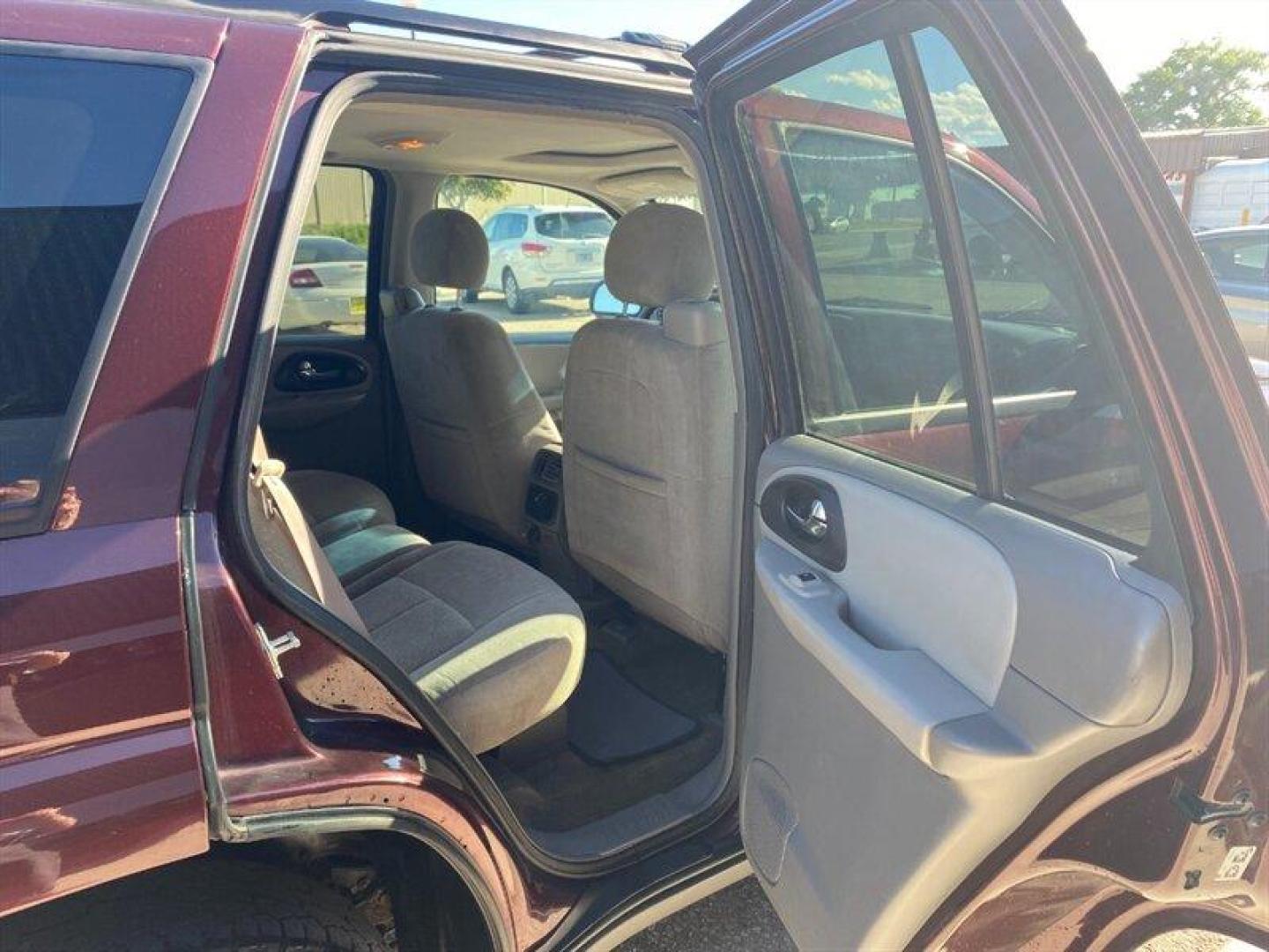 2006 Burgundy Chevrolet Trailblazer LS (1GNDT13S962) with an 4L NA I6 double overhead cam (DOHC) 24V engine, Automatic transmission, located at 842 E South Street, Powell, WY, 82435, (307) 754-7289, 44.752300, -108.746933 - Photo#14