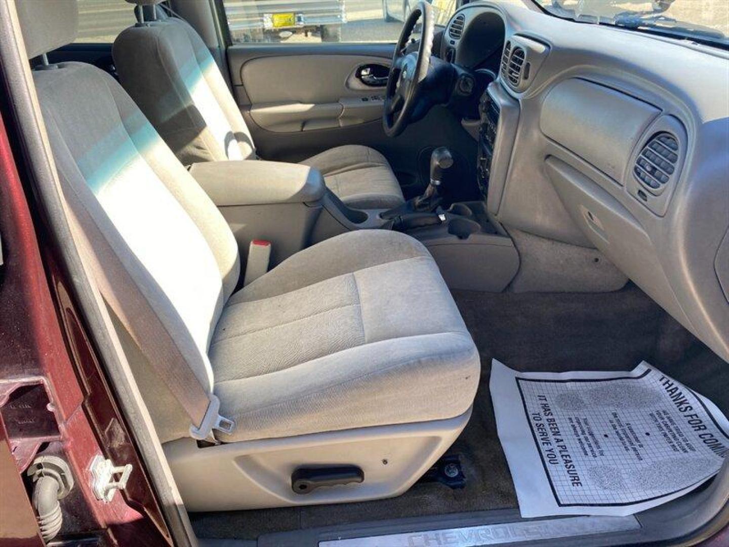 2006 Burgundy Chevrolet Trailblazer LS (1GNDT13S962) with an 4L NA I6 double overhead cam (DOHC) 24V engine, Automatic transmission, located at 842 E South Street, Powell, WY, 82435, (307) 754-7289, 44.752300, -108.746933 - Photo#19