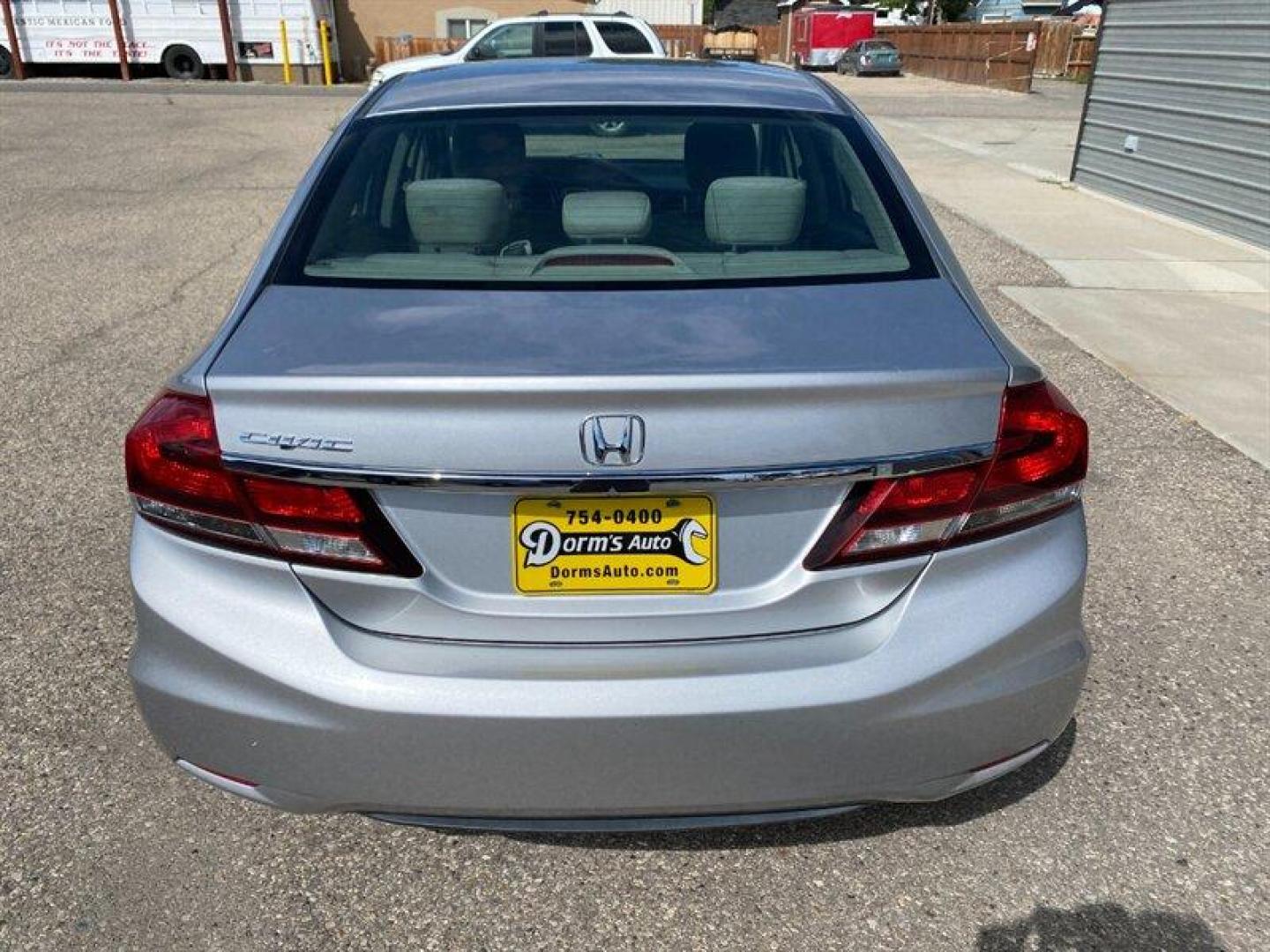 2015 Alabaster Silver Metallic Honda Civic LX (19XFB2E51FE) with an 1.8L I4 143hp 129ft. lbs. engine, 5 Speed Manual transmission, located at 842 E South Street, Powell, WY, 82435, (307) 754-7289, 44.752300, -108.746933 - Photo#11