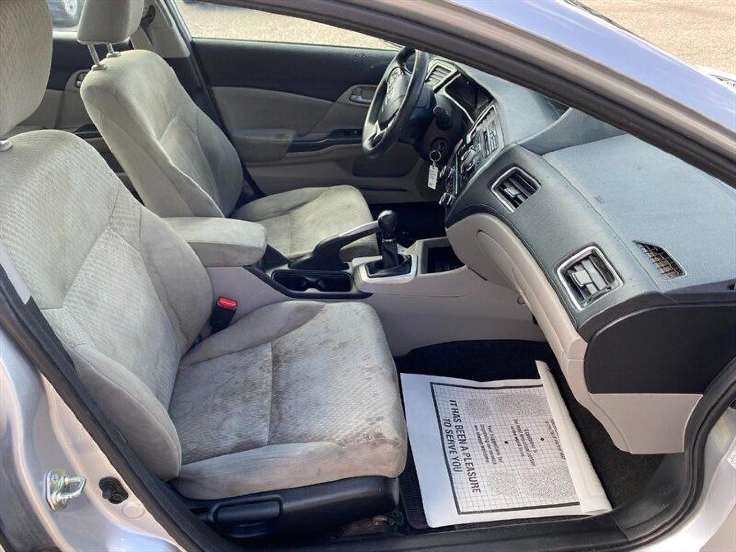 2015 Alabaster Silver Metallic Honda Civic LX (19XFB2E51FE) with an 1.8L I4 143hp 129ft. lbs. engine, 5 Speed Manual transmission, located at 842 E South Street, Powell, WY, 82435, (307) 754-7289, 44.752300, -108.746933 - Photo#16