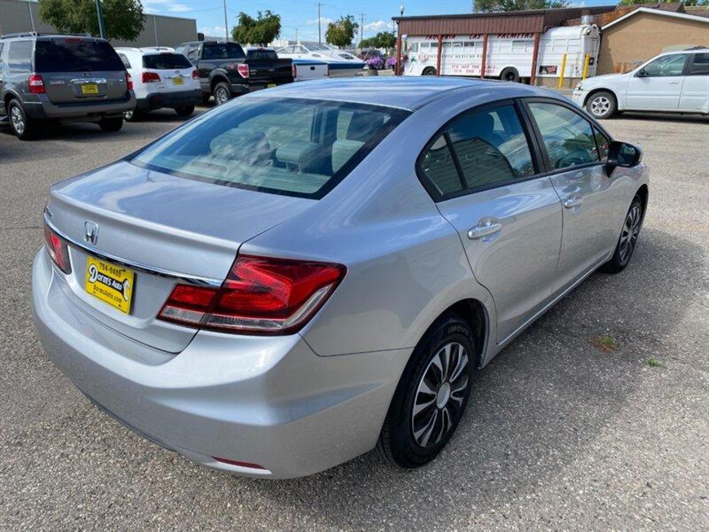 2015 Alabaster Silver Metallic Honda Civic LX (19XFB2E51FE) with an 1.8L I4 143hp 129ft. lbs. engine, 5 Speed Manual transmission, located at 842 E South Street, Powell, WY, 82435, (307) 754-7289, 44.752300, -108.746933 - Photo#2