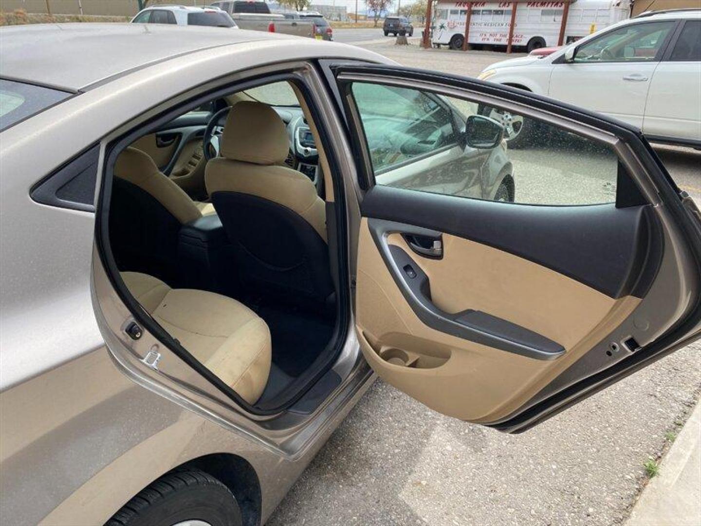 2011 Tan Hyundai ELANTRA GLS (5NPDH4AE5BH) with an 1.8L I4 148hp 131ft. lbs. engine, 6 Speed Manual transmission, located at 842 E South Street, Powell, WY, 82435, (307) 754-7289, 44.752300, -108.746933 - Photo#14