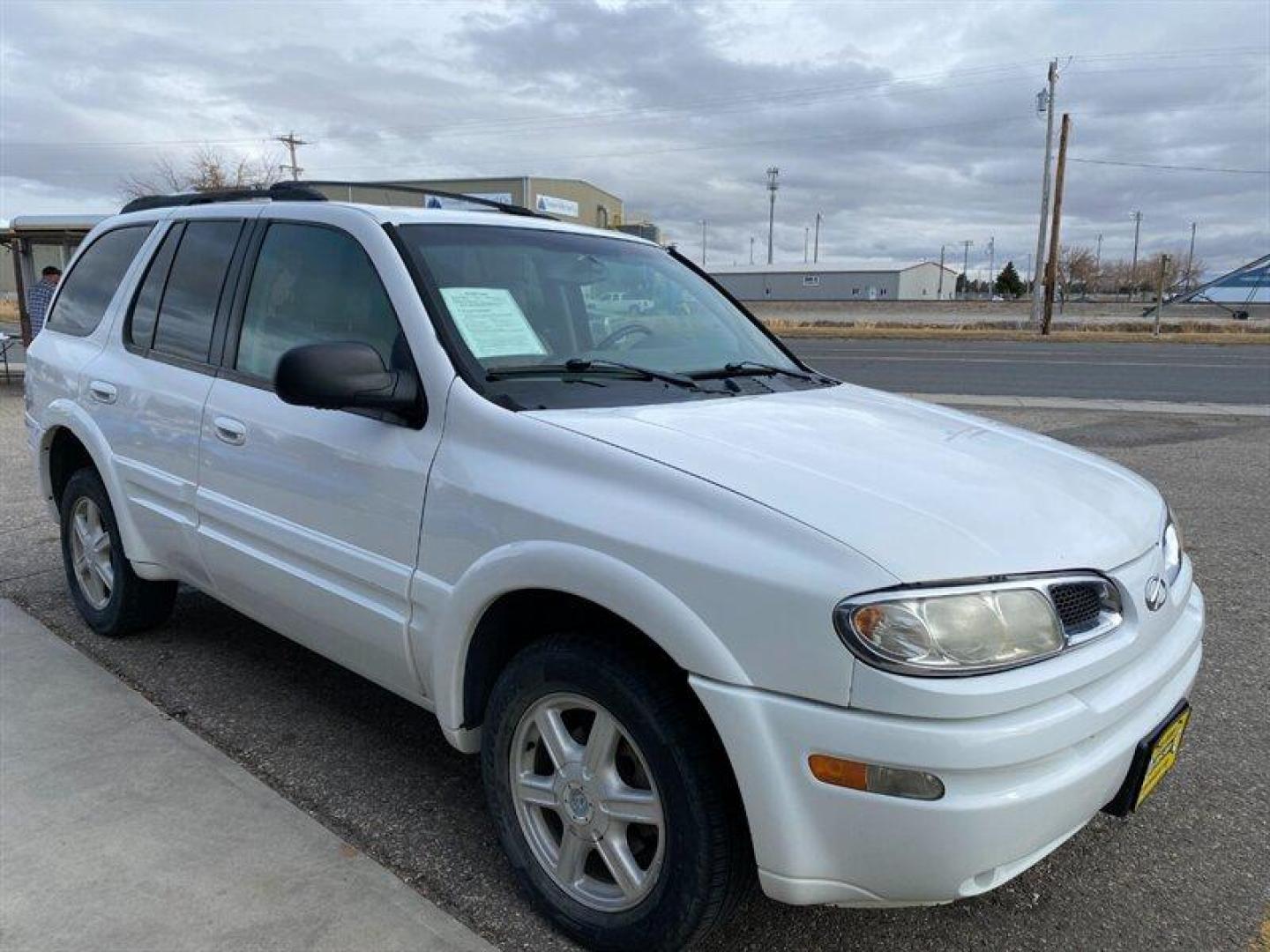 2002 White Oldsmobile Bravada (1GHDT13S722) with an 4L NA I6 double overhead cam (DOHC) 24V engine, Automatic transmission, located at 842 E South Street, Powell, WY, 82435, (307) 754-7289, 44.752300, -108.746933 - Photo#1