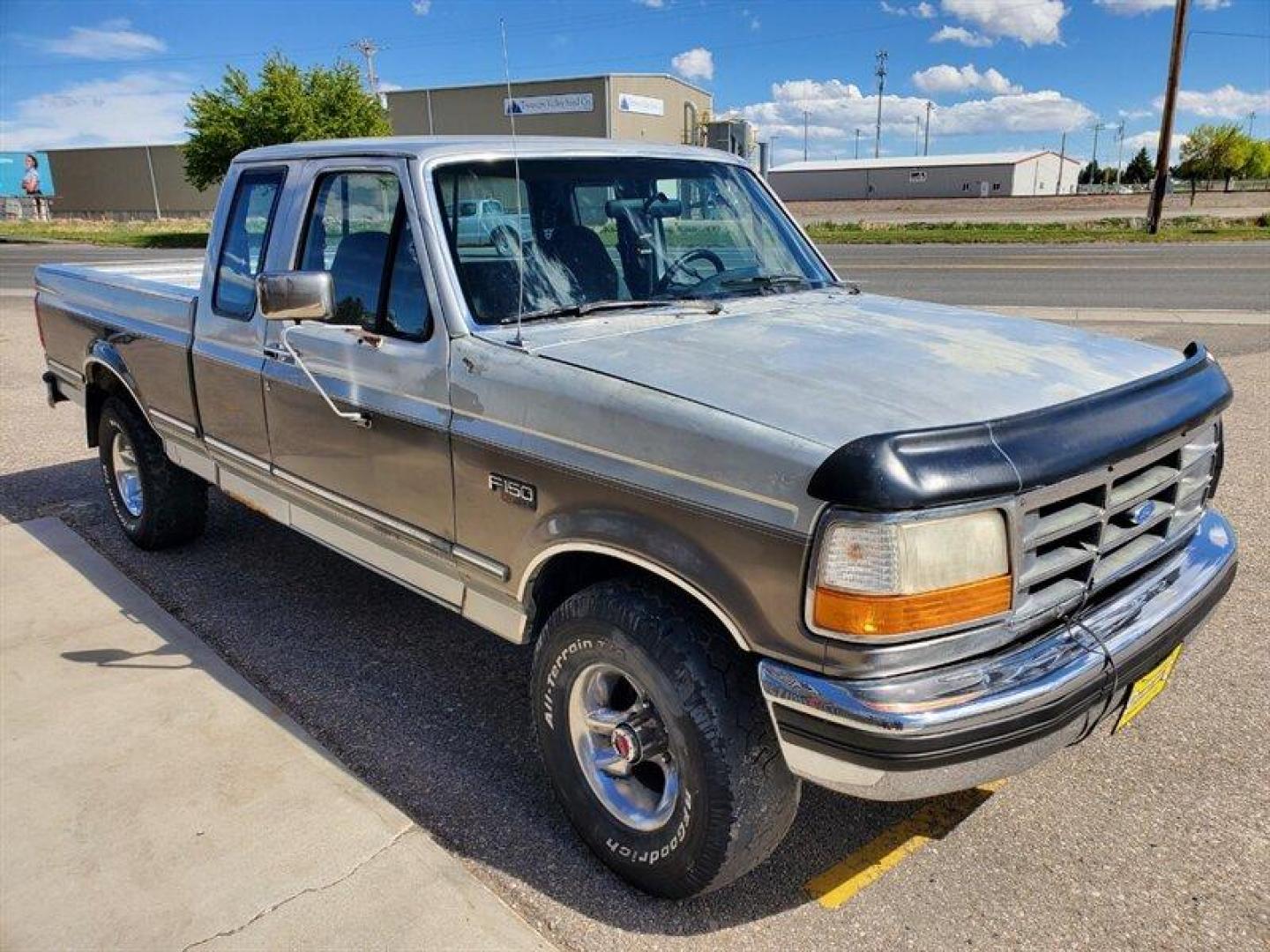 1993 Gray Ford F-150 XLT (1FTEX14H0PK) with an 5.8L V8 OHV 16V FI Engine engine, Automatic transmission, located at 842 E South Street, Powell, WY, 82435, (307) 754-7289, 44.752300, -108.746933 - Photo#1