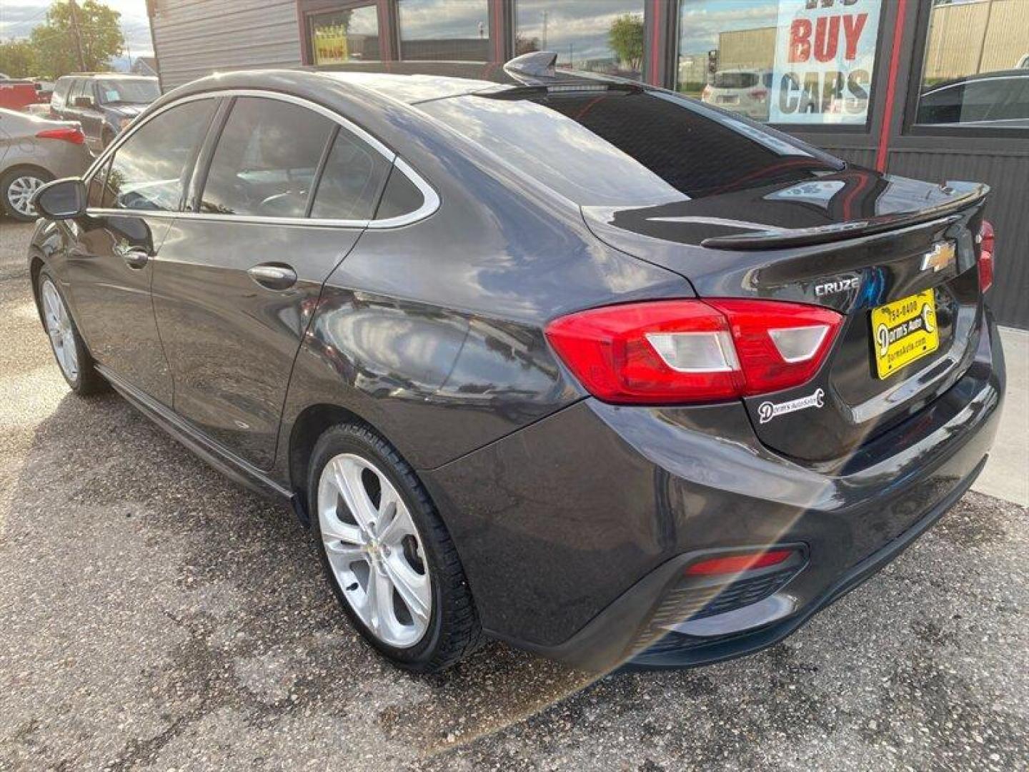 2016 Mosaic Black Metallic Chevrolet Cruze Premier RS (1G1BG5SM9G7) with an 1.4L Turbo I4 153hp 177ft. lbs. engine, Automatic transmission, located at 842 E South Street, Powell, WY, 82435, (307) 754-7289, 44.752300, -108.746933 - Photo#4