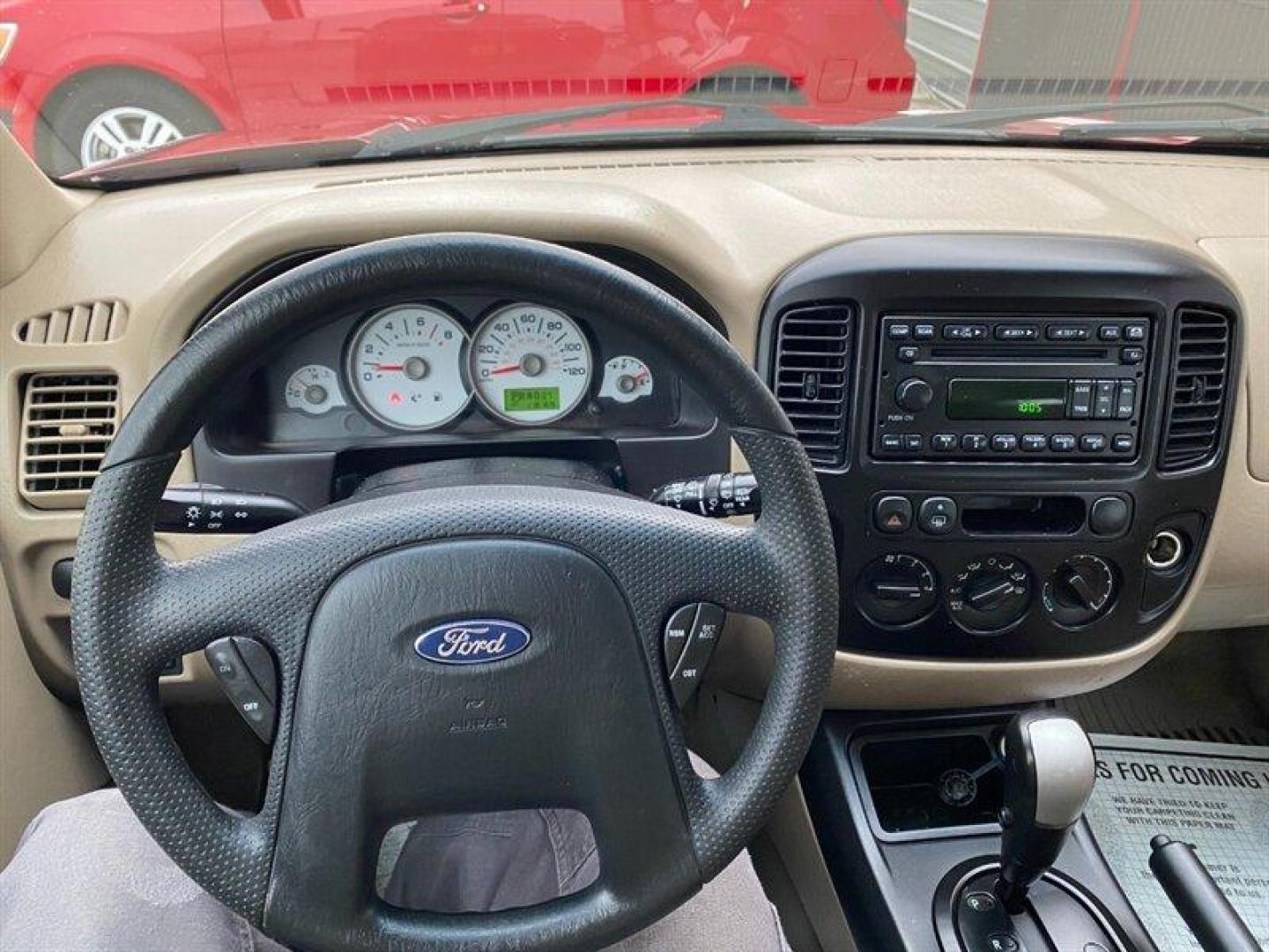 2007 Red Ford Escape XLS (1FMYU92Z17K) with an 2.3L inline 4 double overhead camshaft 16V engine, 5 Speed Manual transmission, located at 842 E South Street, Powell, WY, 82435, (307) 754-7289, 44.752300, -108.746933 - Photo#9