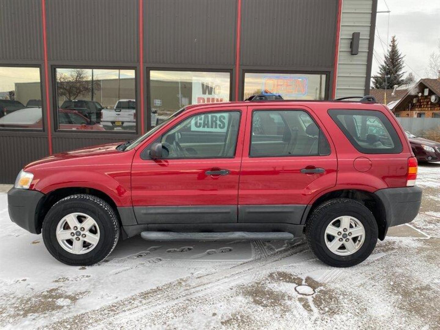 2007 Red Ford Escape XLS (1FMYU92Z17K) with an 2.3L inline 4 double overhead camshaft 16V engine, 5 Speed Manual transmission, located at 842 E South Street, Powell, WY, 82435, (307) 754-7289, 44.752300, -108.746933 - Photo#26